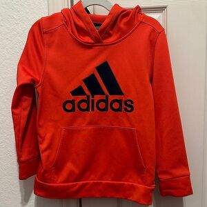 Adidas Kids Bold Orange Hoodie